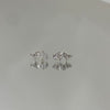 Brinco Mini Earcuff gotinhas folheado a prata
