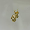 Brinco Bola em pontos cravejados folheado a ouro 18K