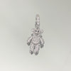 Pingente Gummy Bear folheado a ródio