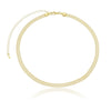 Choker crochet folheado a ouro 18k