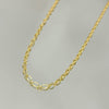 Choker Elos Ovais Facetados folheada a ouro 18K