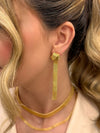 Choker Realeza folheada a ouro 18K