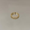 Anel Aparador Listras folheado a ouro 18K