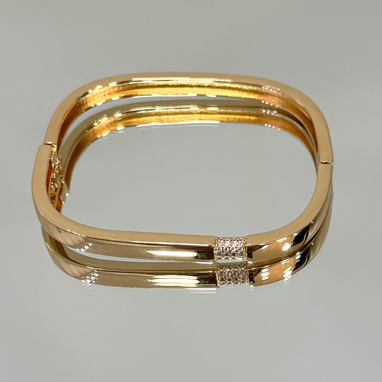 Bracelete Fiorella folheado a ouro 18K