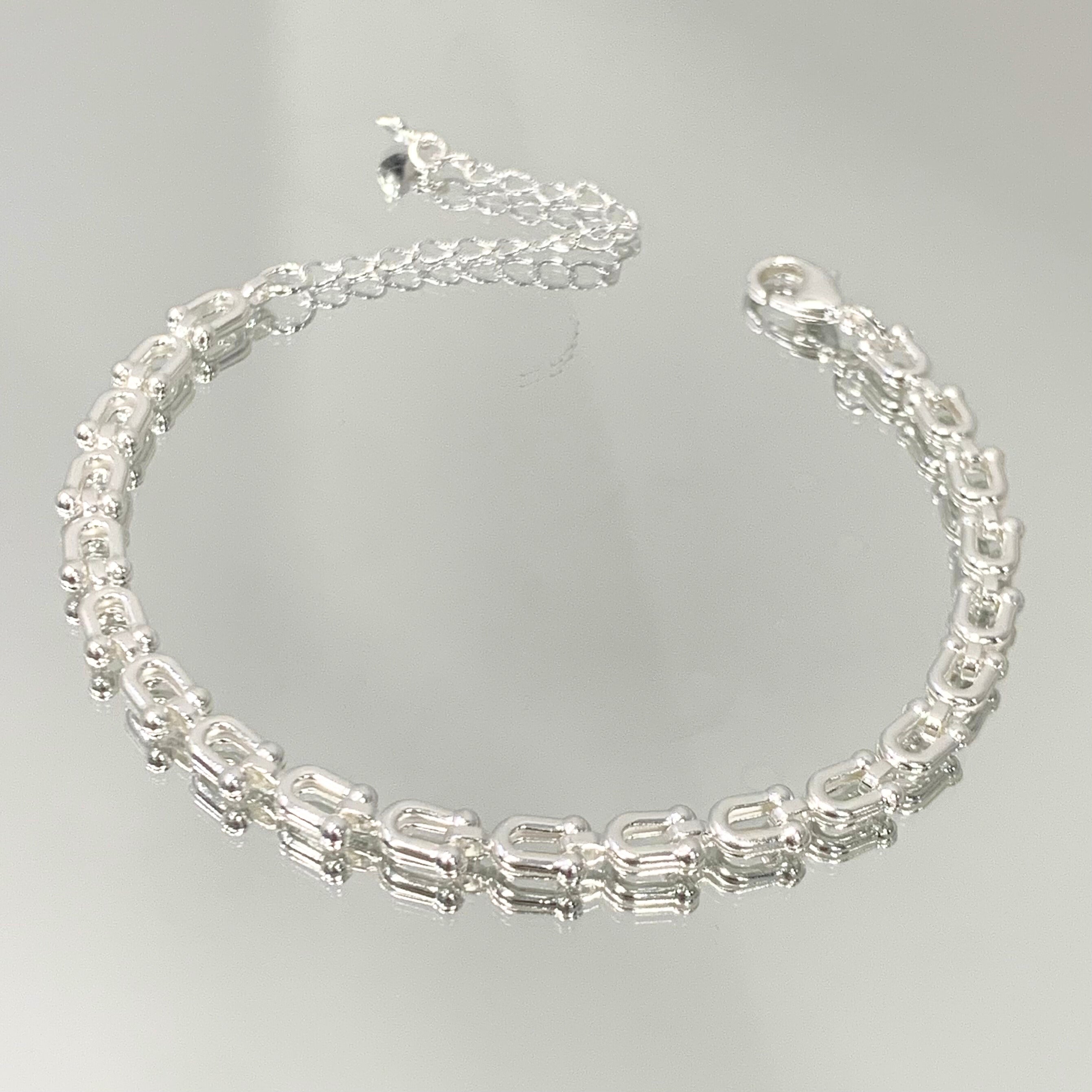 Pulseira Tiff P folheada a prata