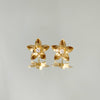 Brinco Florzinha folheado a ouro 18K