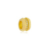 Pingente separador com 1 fileira de zirconia folheado a ouro 18k