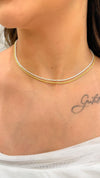 Choker Cordão baiano fina folheada a ouro 18K