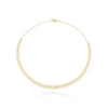 Choker escamas folheado a ouro 18k