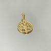 Pingente árvore da vida folheado em ouro 18k