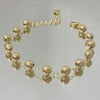 Pulseira Bolinhas na corrente folheada a ouro 18K