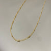 Colar Longo Tracinhos folheado a ouro 18K