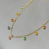 Choker Colors folheado a ouro 18K