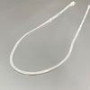 Choker fita folheado a prata