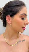 Brinco Clair folheado a ouro 18K