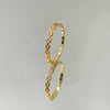 Anel Design Corrente folheado a ouro 18K