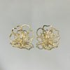 Brinco Flor Aramada folheado a ouro 18K