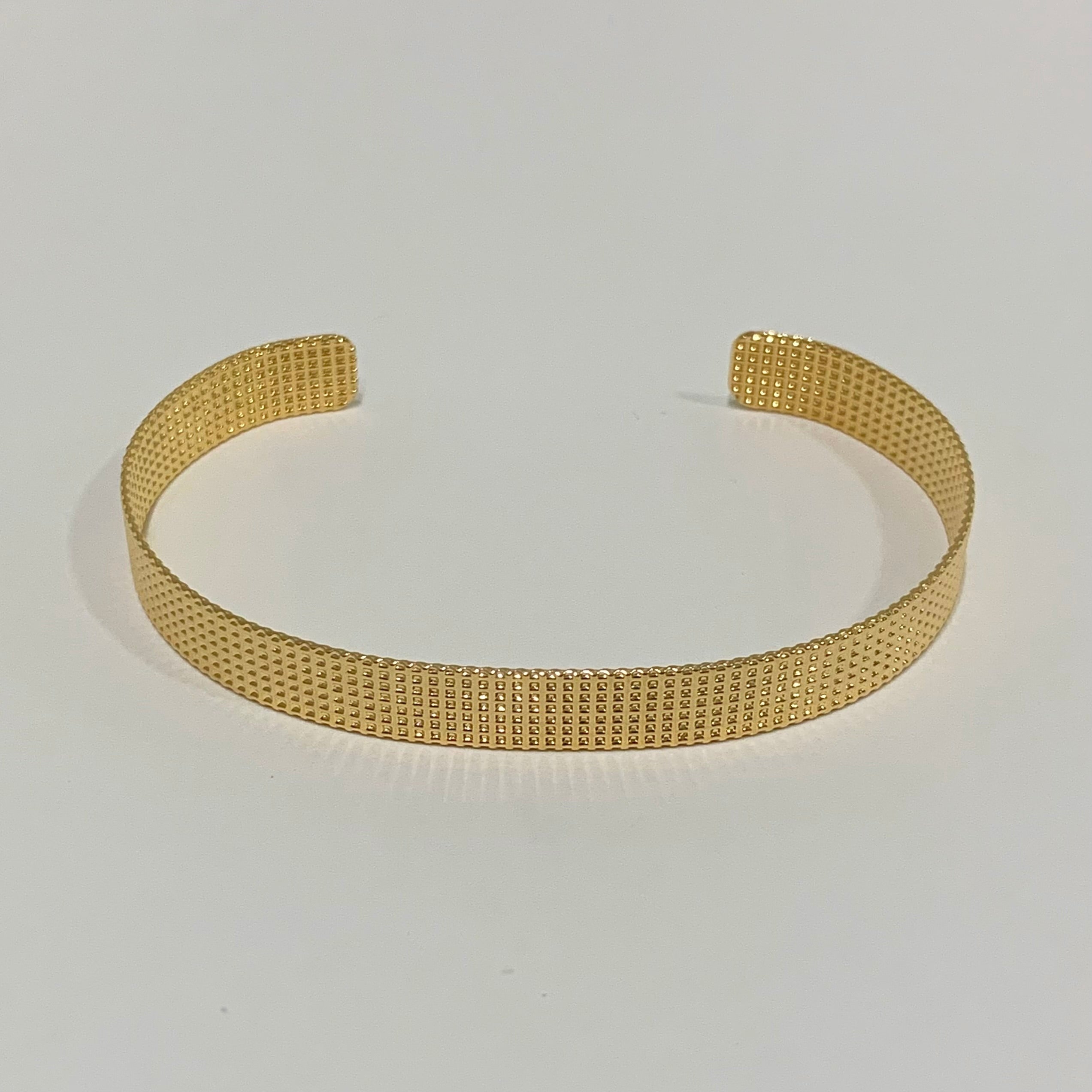Bracelete Fosco folheado a ouro 18K