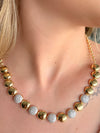 Conjunto Lisboa folheado a ouro 18K