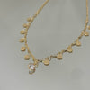 Choker Medalhas folheada a ouro 18K