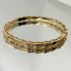 Bracelete Inspiração Snake folheado a ouro 18K