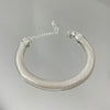 Pulseira Malha folheado a prata