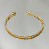 Pulseira Cordão Baiano fina folheada a ouro 18K