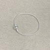 Pulseira de Berloques Trava Cravejada em Prata 925