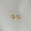 Brinco Argola Mini lisa folheado a ouro 18K