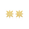 Brinco Estrela Dalva folheado a ouro 18K
