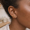 Brinco Trio de Bolinha folheado a ouro 18k