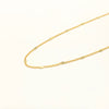 Choker coraçãozinho chapado folheada a ouro 18K