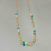 Choker Candy Color folheada a ouro 18K
