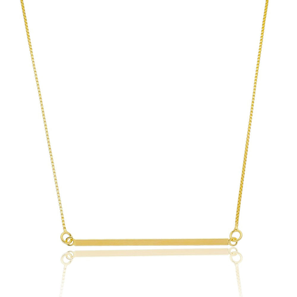 Colar Line folheado a ouro 18k