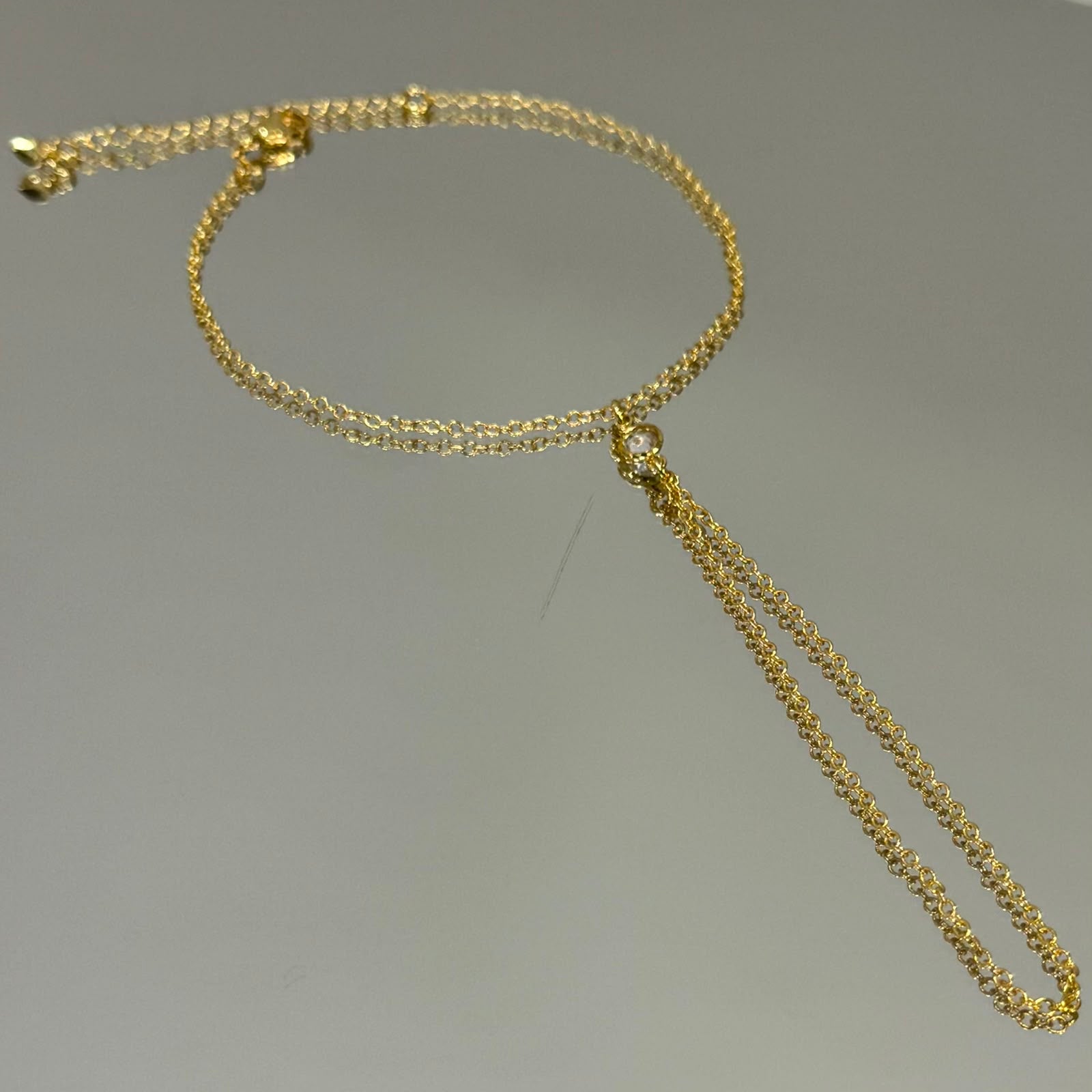 Pulseira Hand Chain folheada a ouro 18K