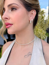 Choker Aro mini bolinhas folheado a prata