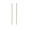 Brinco riviera G folheado a ouro 18k