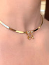 Pingente Menino coração cravejado folheado a ouro 18K