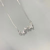 Colar Borboletas folheado a prata