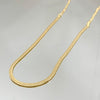 Choker fita folheado a ouro 18K