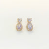Brinco Gota Luxo folheado a ouro 18K