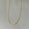 Corrente Cartier 60cm unissex folheada a ouro18K