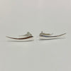 Brinco Ear Cuff Vírgula Maxi folheado a prata