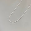 Corrente Piastrini 1,7mm 60cm em prata 925