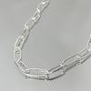 Choker Elos médios folheada a prata