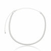 Choker malharia folheada a prata