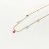 Choker Gotas Color folheada a ouro 18K