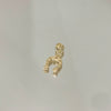 Berloque Ferradura JN folheado a ouro 18K