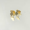 Brinco Gatinho de Costas folheado a ouro 18K