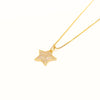 Colar Estrela Cravejada folheado a ouro 18K